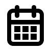 Calender - Black Icon